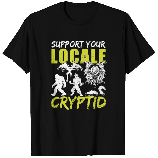 UFO Fantasy Cryptid Support Your Locale Cryptid T Shirts