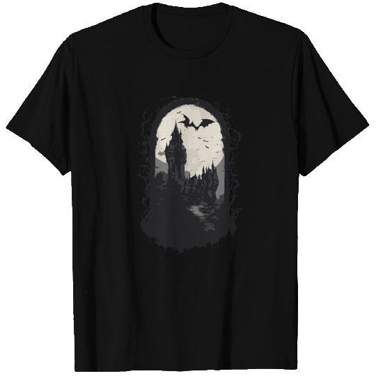 Gothic Creepy Horror Design T Shirts