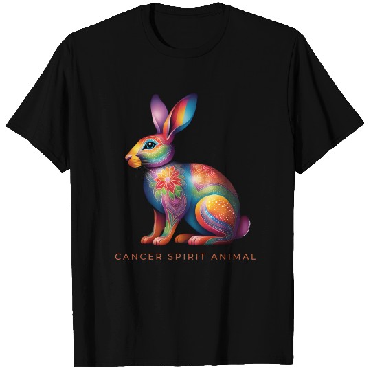 Cancer Spirit Animal Rabbit Alebrije T Shirts