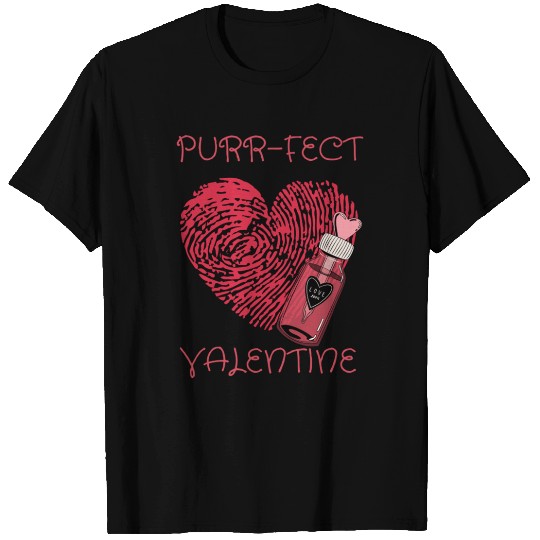 Purrfect Valentine day T Shirts