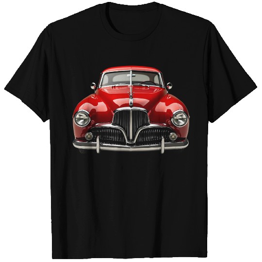 A classic 1950s car cherry red color T Shirts