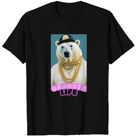 Gangsta Life Polar Bear 2 T Shirts