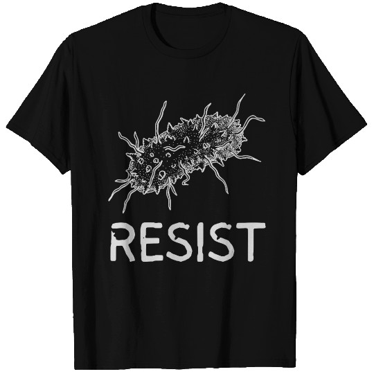 Bacteria Resist Design – Microbiology Science Art T Shirts