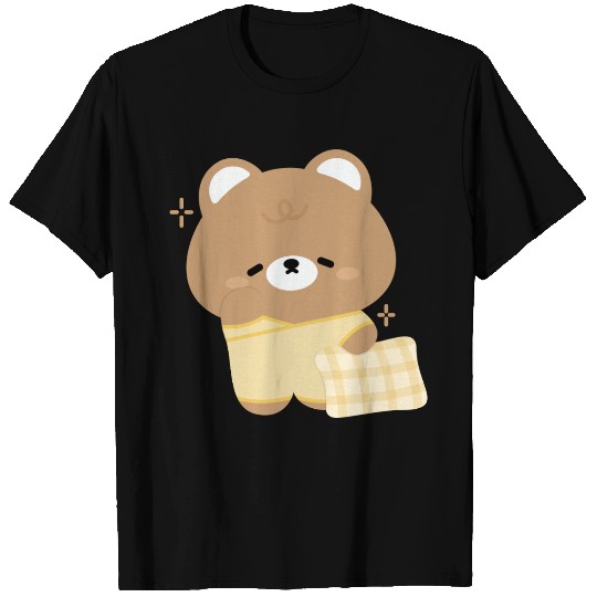 Sleepy Brown Bear T Shirts