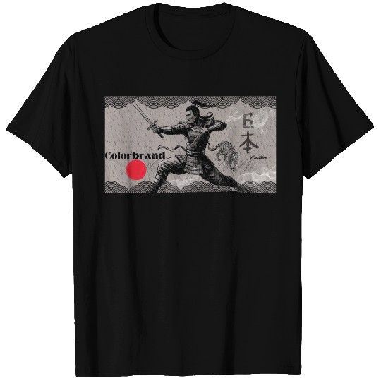 Colorbrand Japanese Samurai (Tiger Edition) T Shirts