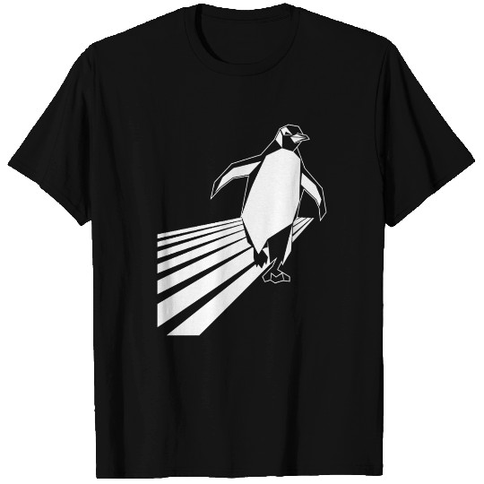 Penguin Stride Running Jogging Adventure T Shirts