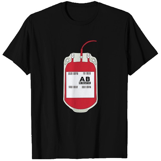 AB Negative Blood Bag T Shirts