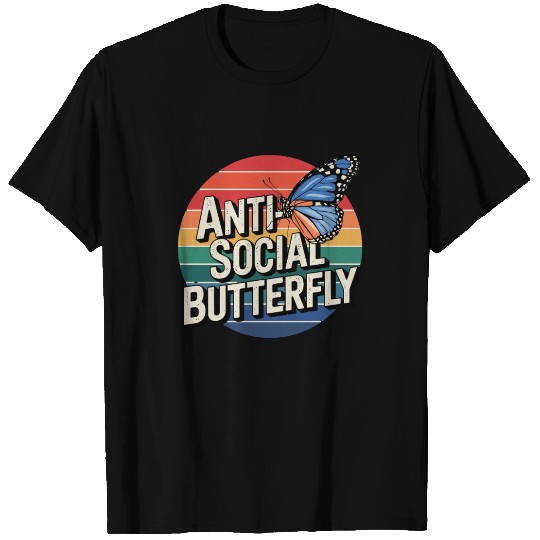 Butterfly No Talking Alone Left Alone T Shirts