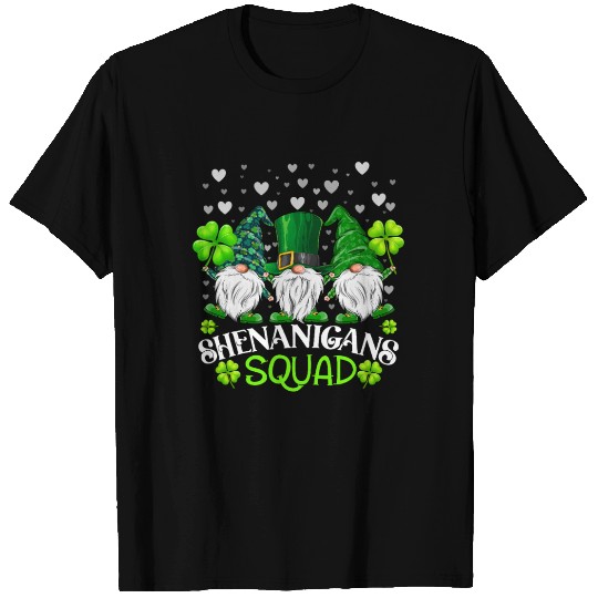 Shenanigans Squad St Patricks Day Gnomes Irish T Shirts