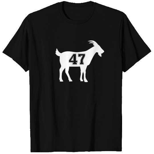 Goat 47 G.O.A.T. Number Forty Seven Goatnumber 47 T Shirts