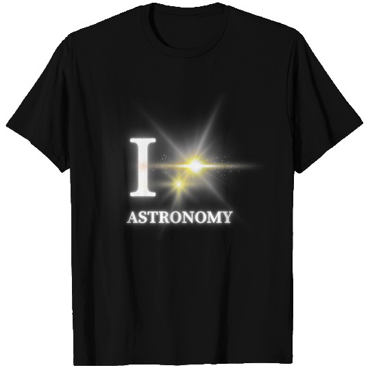Amateur Astronomy: I Love Astronomy T Shirts