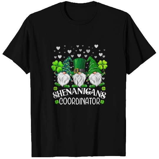 Shenanigans Coordinator St. Patricks Day Gnomes T Shirts