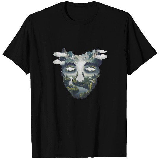 Hiking Adventure: Mountain Reflections and River T Shirts