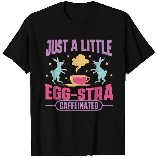 Coffee lover Easter bunny T Shirts gift