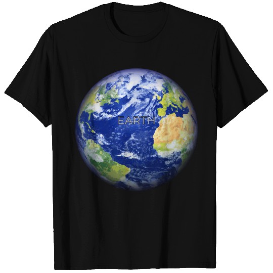 Planet Earth – Realistic Globe Environmental Art T Shirts