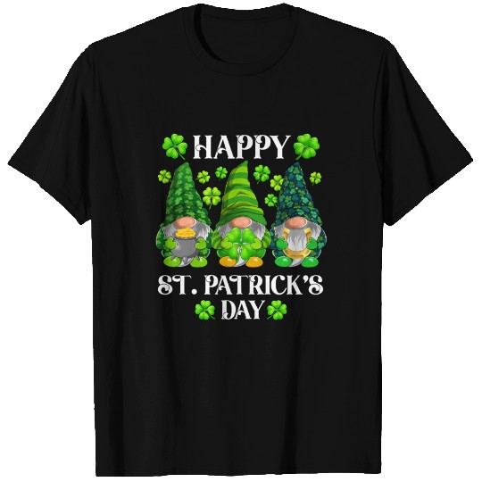 Happy St. Patrick's Day Gnomes Shenanigans Irish T Shirts