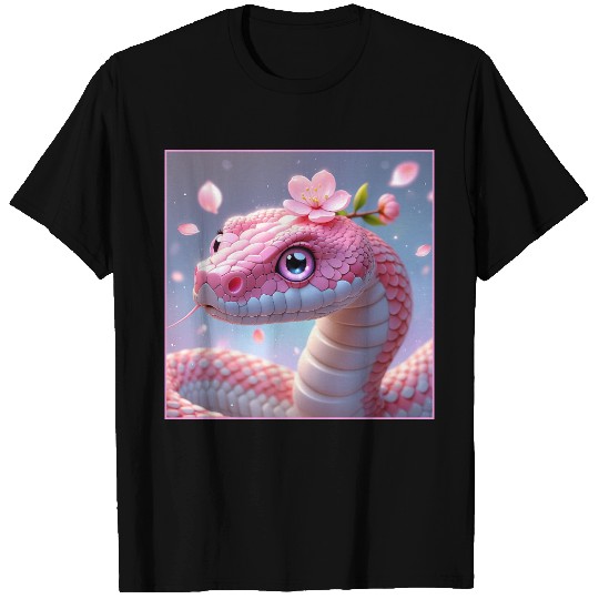 pink snake love T Shirts