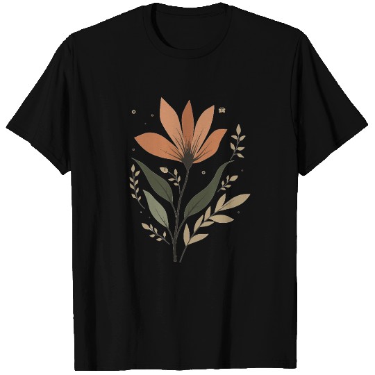Flower Plant Boho Floral Nature Nature Lover T Shirts