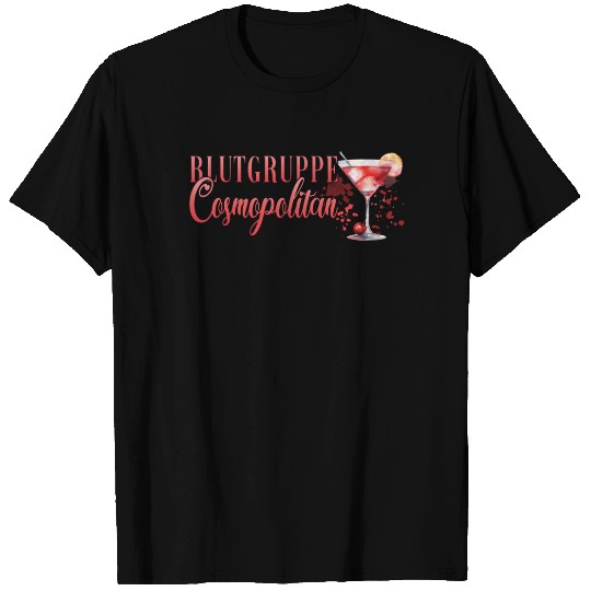 Cocktail Bartender Blutgruppe Cosmopolitan T Shirts