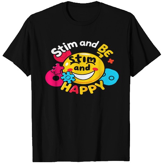 Stim and Be Happy Cute Design T Shirts
