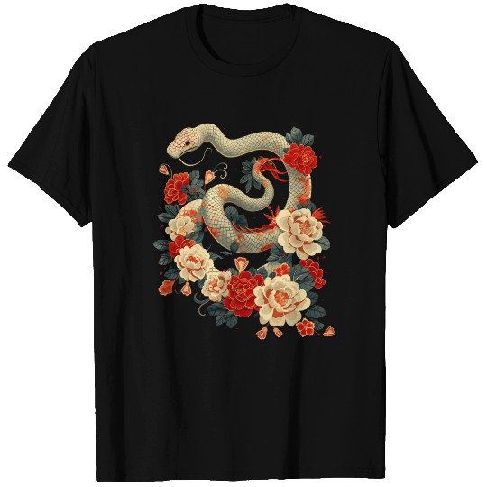Amazing Chinese Year of the Snake T Shirts Design
