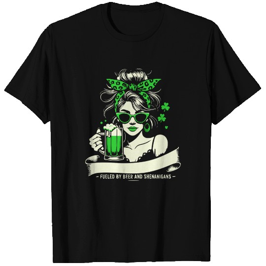 St. Patrick's Day: Beer And shenanigans T Shirts