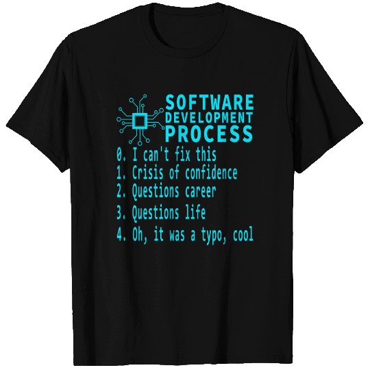 Software Dev Process Debugging Existential Crisis T Shirts
