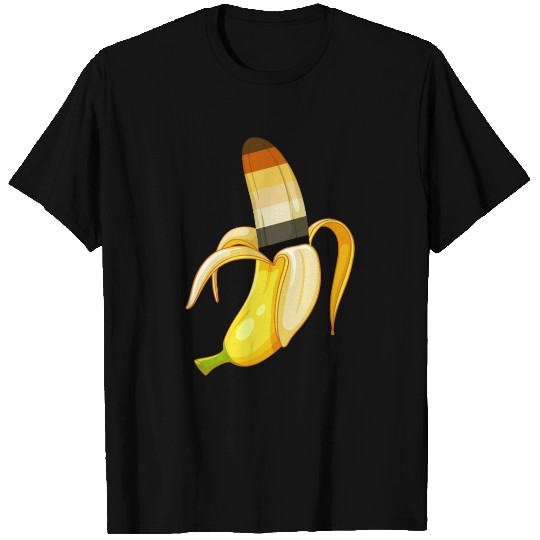Gay Bear Pride Banana Funny LGBT Cartoon T Shirts