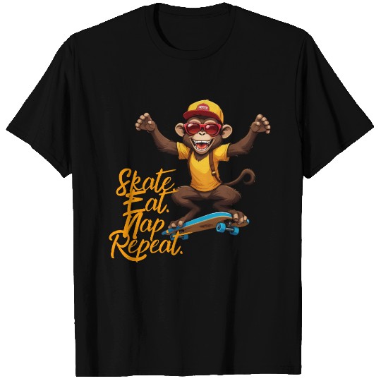 Skater Monkey T Shirts