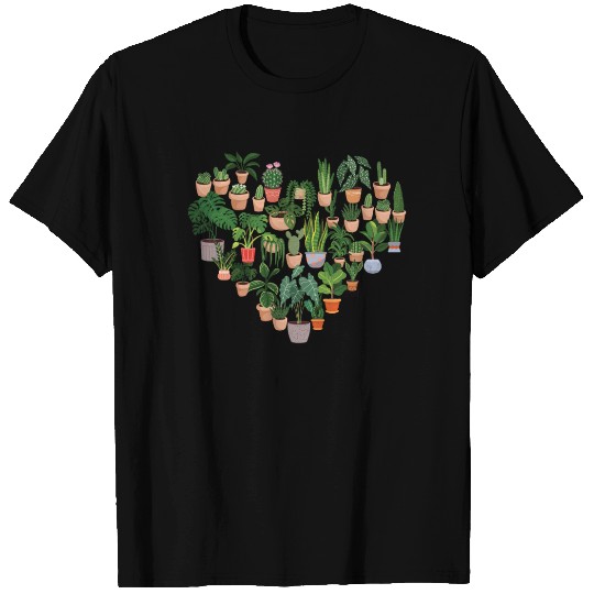 Plant Lover Gardening Heart T Shirts