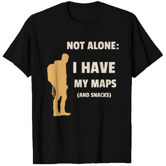 Solo traveler: I have my maps and snacks T Shirts