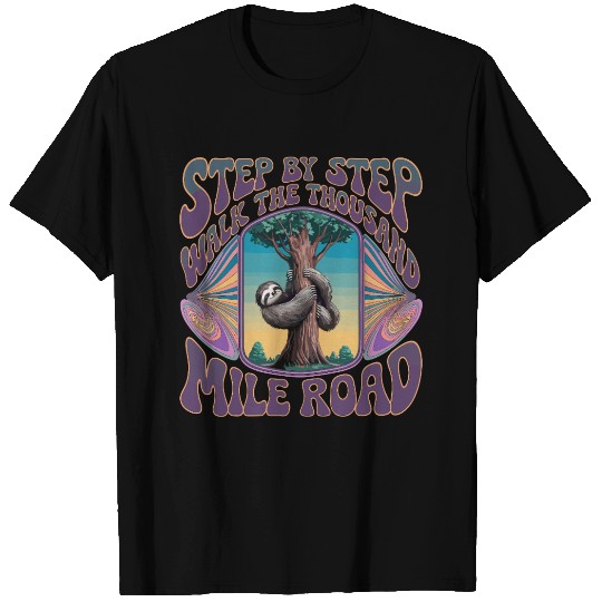 Sloth Step By Step T Shirts