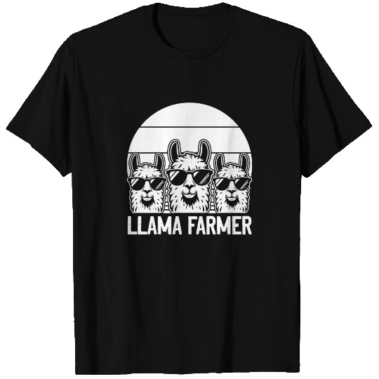 Llama Lover Funny Alpaca - Llama Farmer T Shirts