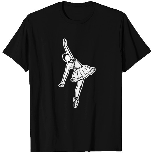 Ballerina Drawing T Shirts