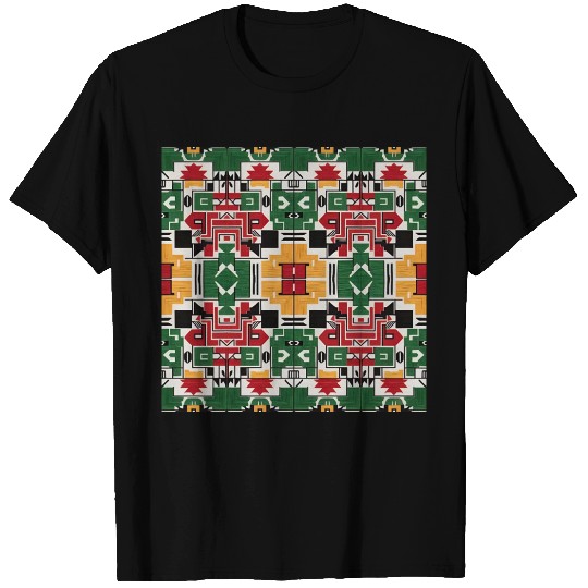 Tribal Geometric Tapestry T Shirts