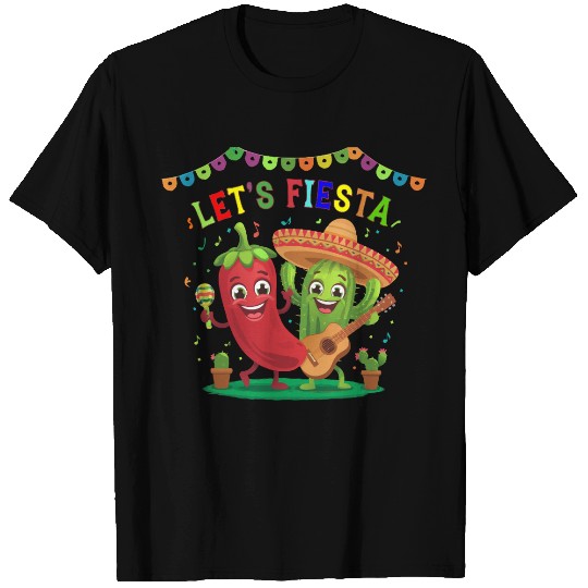 let s fiesta for cinco de mayo T Shirts