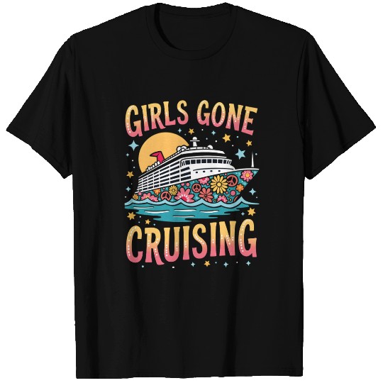Friends Cruise Squad Besties Girls Gone Cruising T Shirts