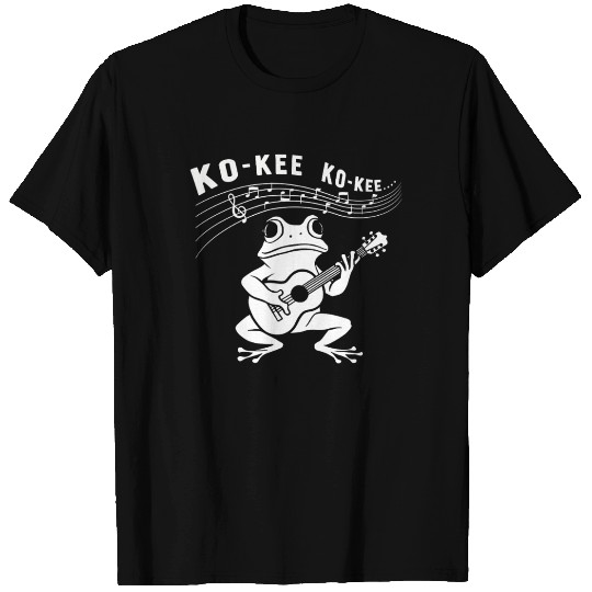 Ko-Kee Frog Playing Guitar Melody T Shirts