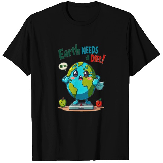 T Shirts - Earth Needs a Diet – Go Green Now
