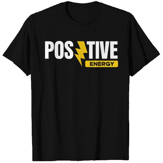 Positive Energy Lightning Bolt T Shirts