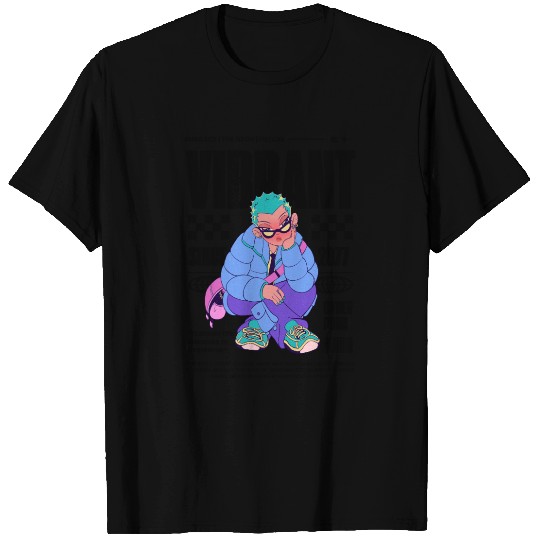 Electric Night: Cyberpunk T Shirts