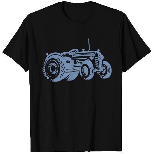 Tractor Silhouette Farmer Agriculture T Shirts