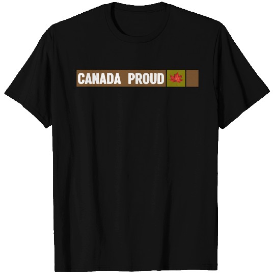 Canada Proud Camo T Shirts