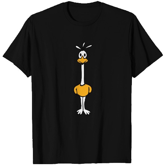 Road Runner cuckoo bird funny long neck stands fun T Shirts