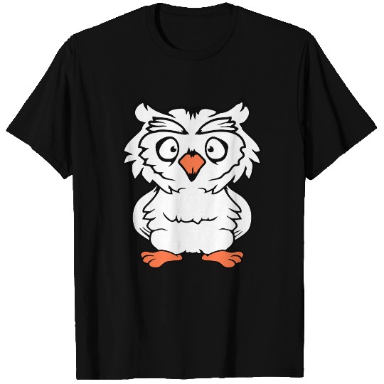 Owl night bird wise forest animal wisdom cuckoo T Shirts