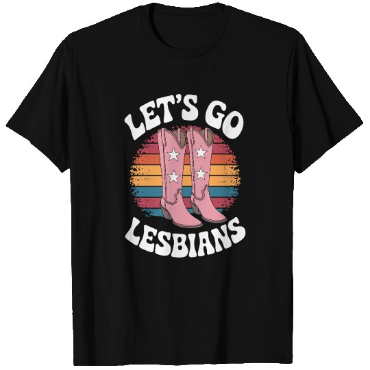Let’s Go Lesbians Subtle Lesbian Pride T Shirts