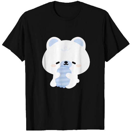 Sleepy Polar Bear T Shirts