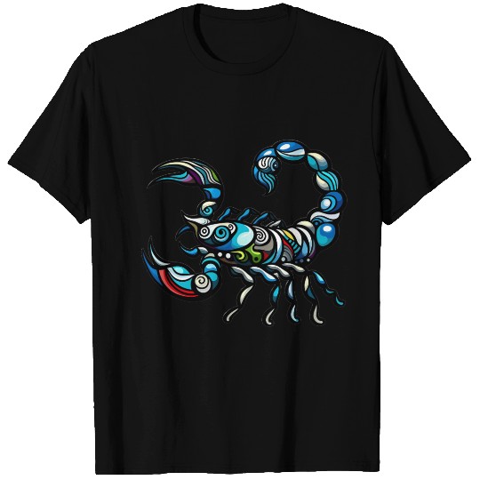 psychedelic scorpion T Shirts