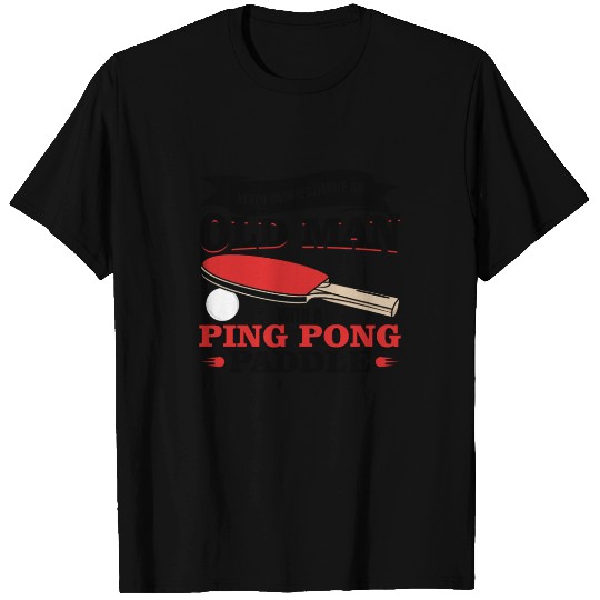 Ping Pong Grandfather T Shirts