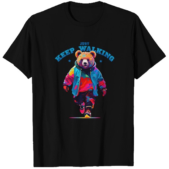 just keep walking T Shirts
